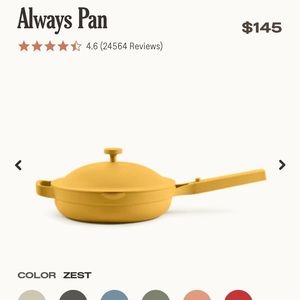 OUR PLACE ALWAYS PAN ZEST YELLOW